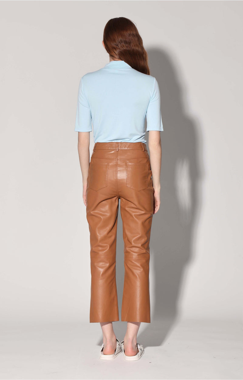 Esme Faux Leather Pants - Camel – Shop Brett Robson