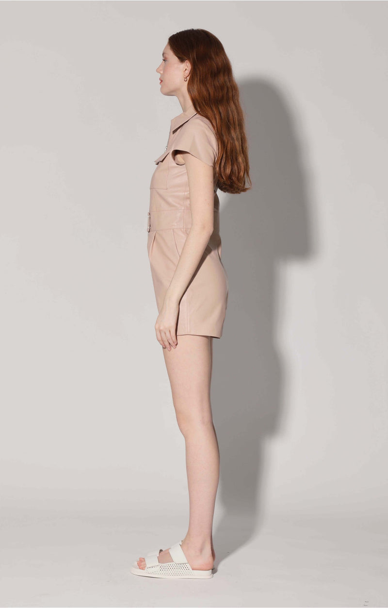 Evelyn Romper, Rose Pink - Leather (Spring 2023)