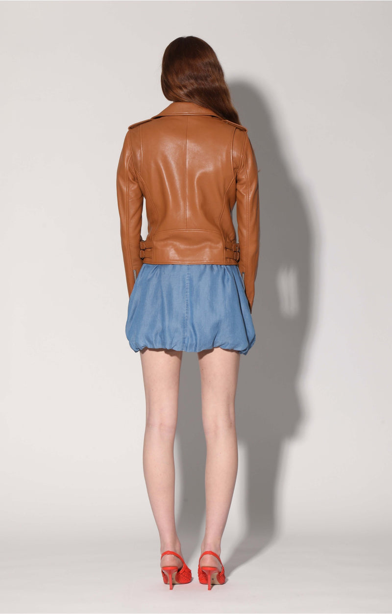 Liz Jacket, Camel - Leather