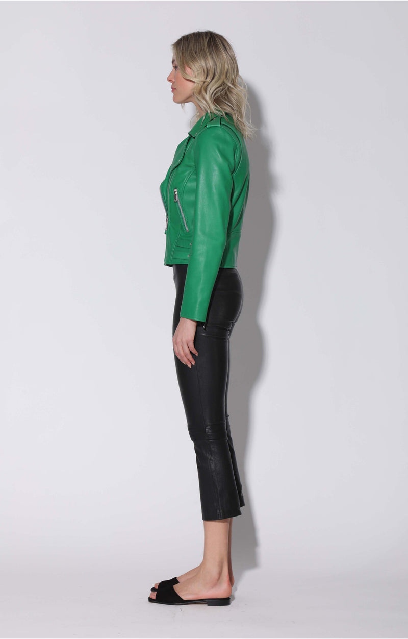 Liz Jacket, Clover - Leather
