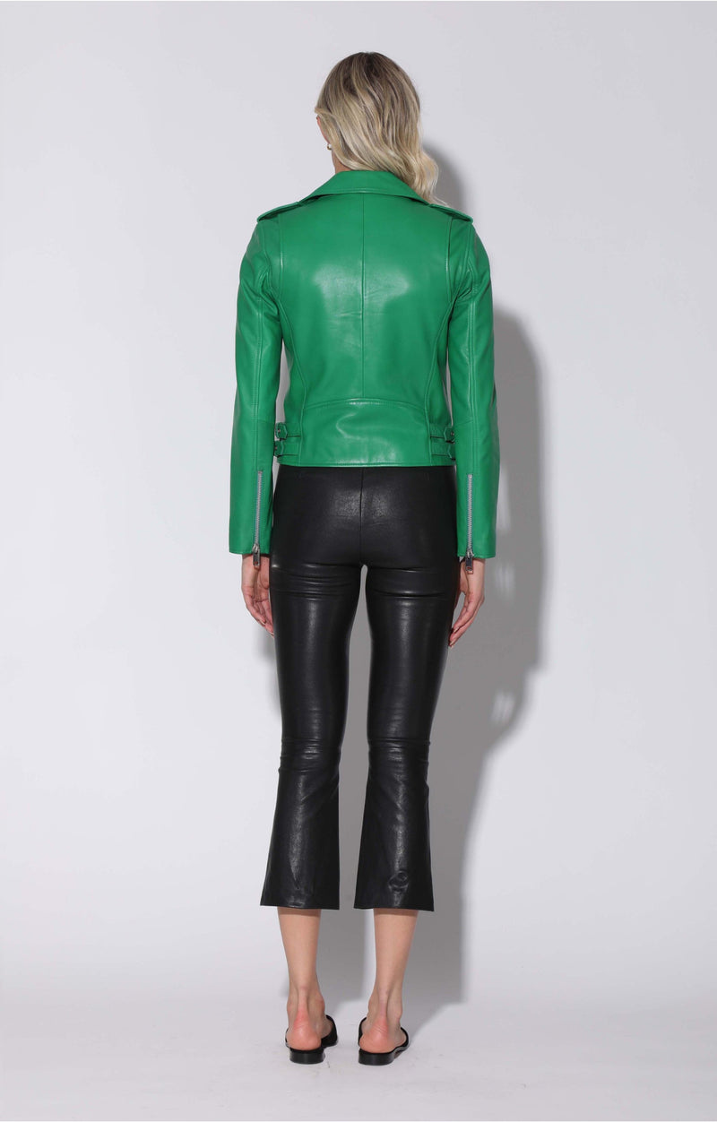 Liz Jacket, Clover - Leather
