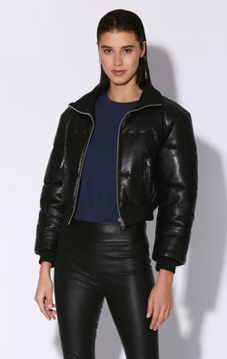 Laylah Jacket, Black - Leather