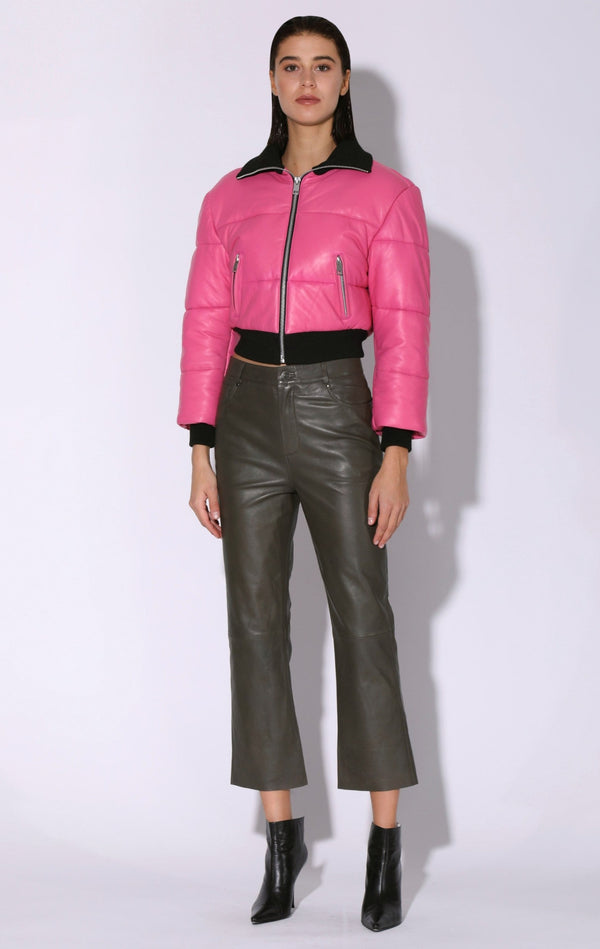 Laylah Jacket, Candy - Leather