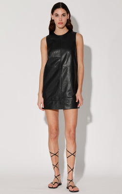 Demi Dress, Black - Leather (Fall 2023)