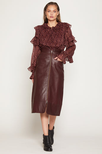 Frieda Top, Black Cherry